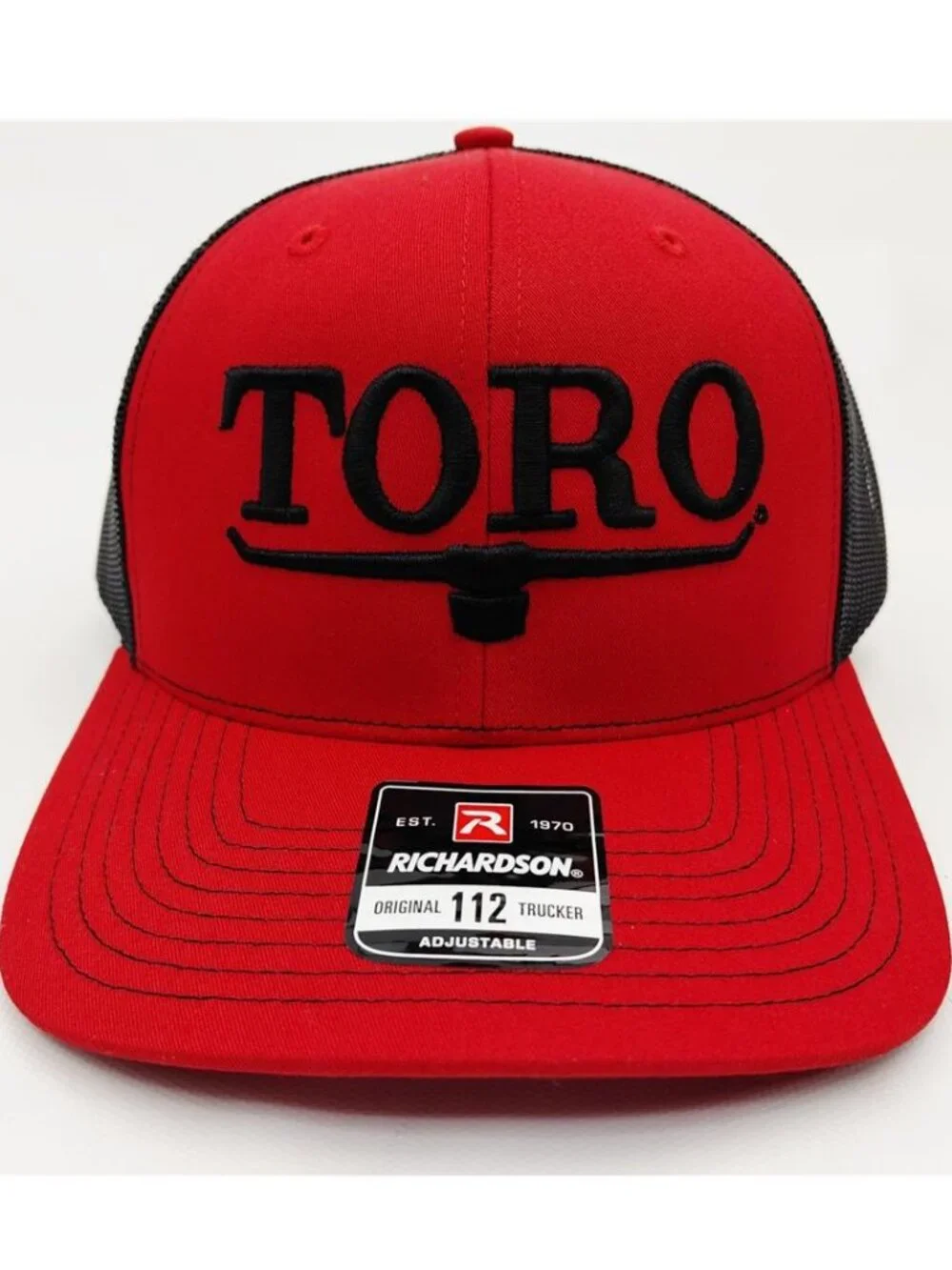 Toro Lawn Mower Turf Equipment Embroidered Red Black Richardson 112 Hat Retro US